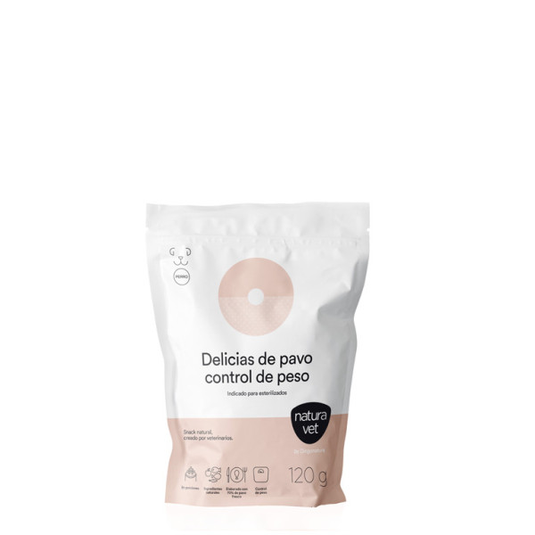 Natura Vet PERRO Sterilized Delicias Pavo Control Peso