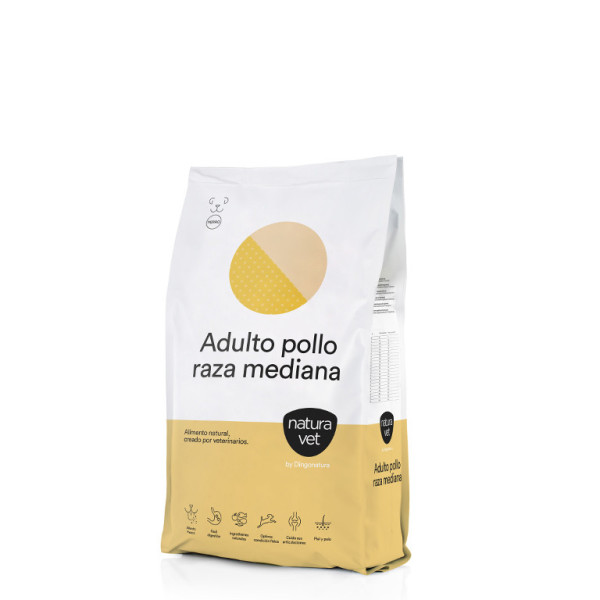 Natura Vet PERRO Adult Chicken Raza Mediana