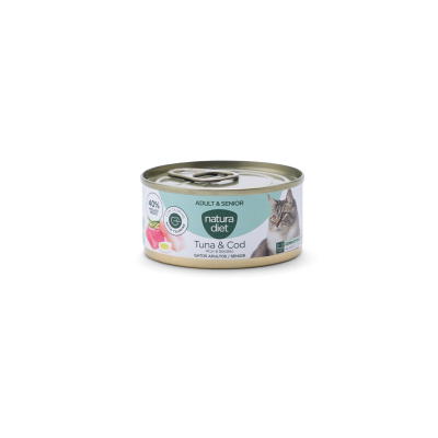 Natura Diet CAT Adult & Senior Paté Tuna & Cod