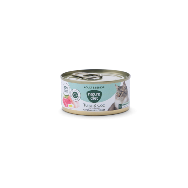 Natura Diet CAT Adult & Senior Paté Tuna & Cod