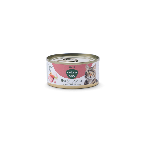 Natura Diet CAT Adult Paté Beef & Chicken